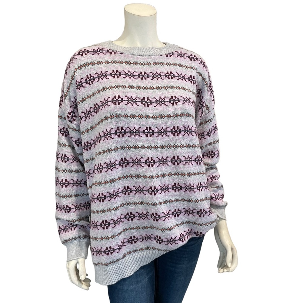Fair Isle Wool Blend Sweater